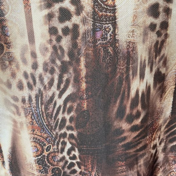 NWT Save The Faith Fiery Feline Boho Top - Picture 6 of 9